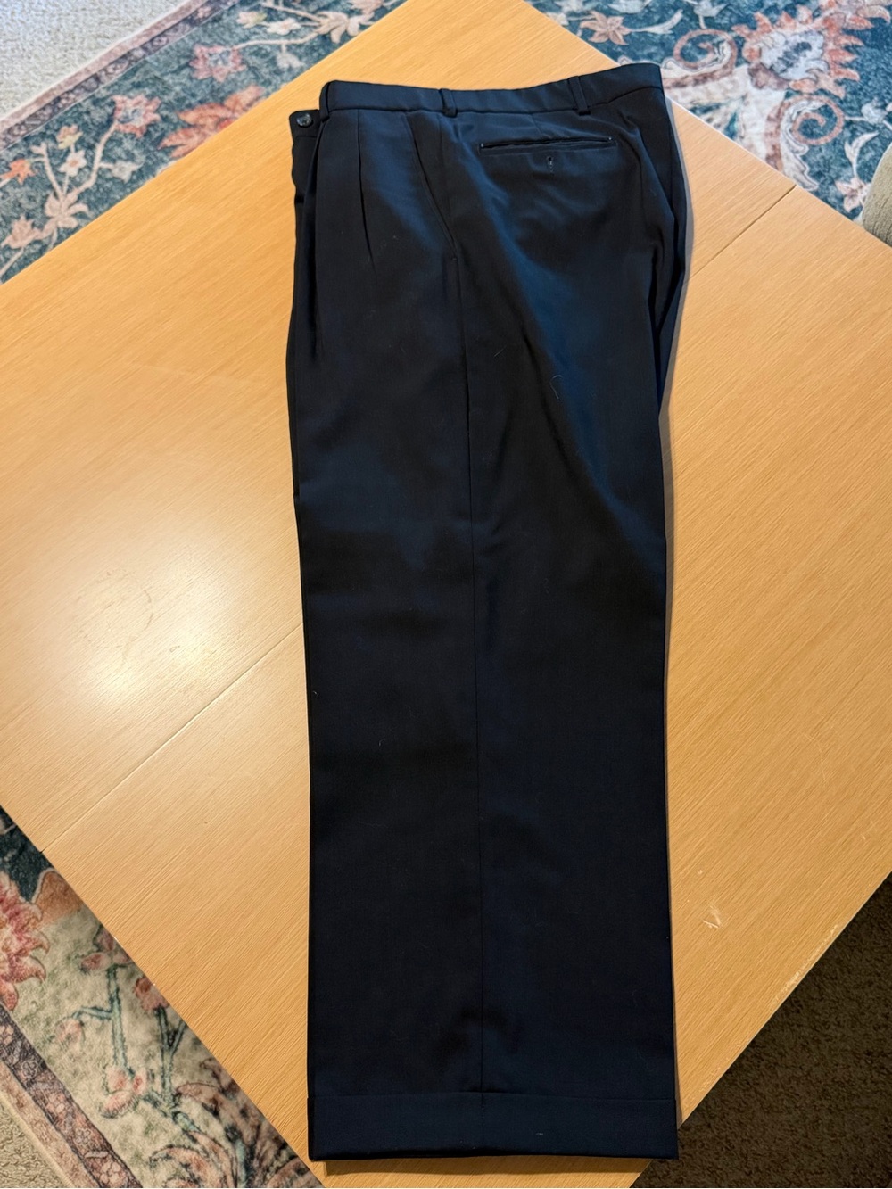 Tailored Men's Black Dress Pants - Classic Formal Trousers